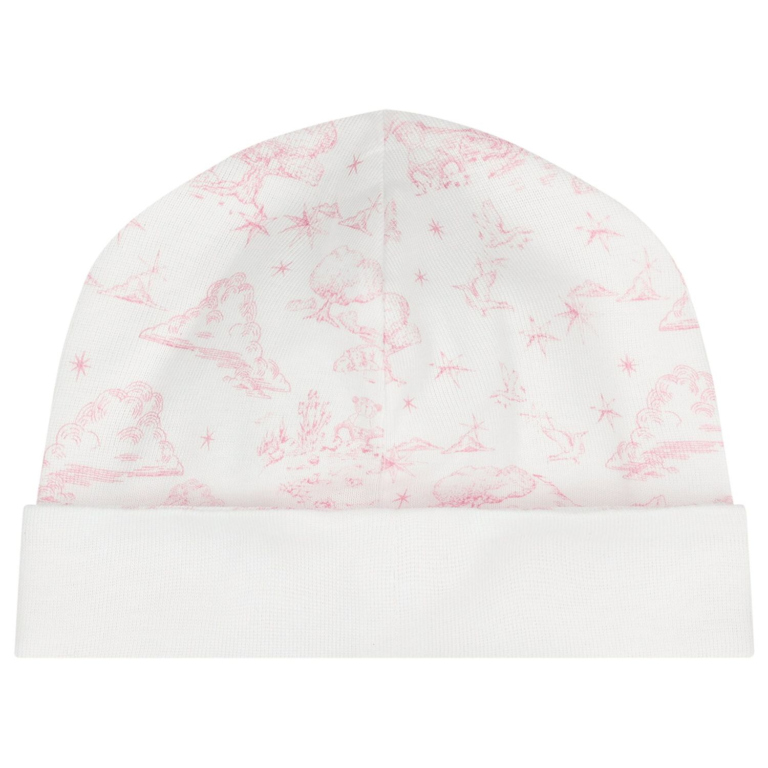 طقم هدايا ملابس اطفال بنقشة توال دو جوي باللونين االابيض و الوردي للبنات , 1, hi-res