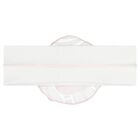Baby Girls White & Pink Flower Headband, 1, hi-res
