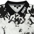 White & Black Logo Polo Shirt, 1, hi-res