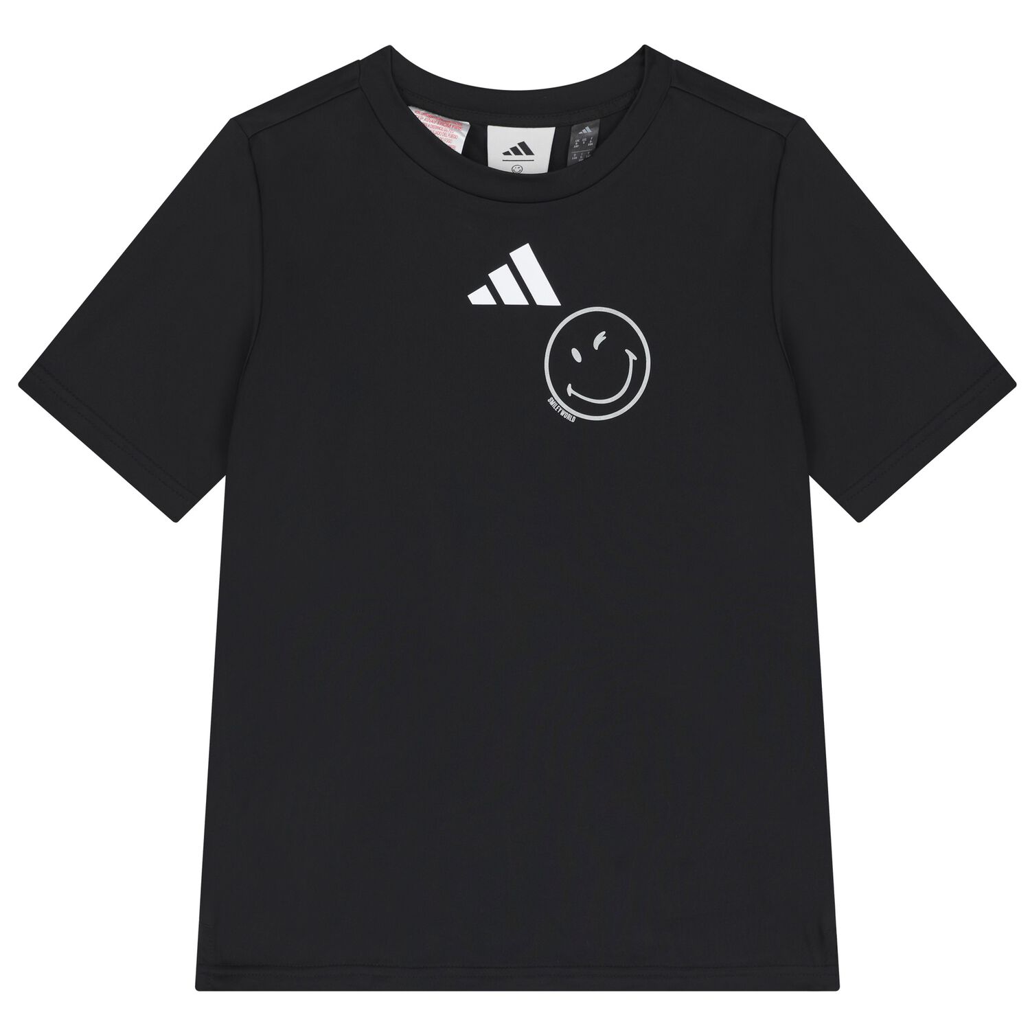 Black Smiley Logo T-Shirt, 1, hi-res