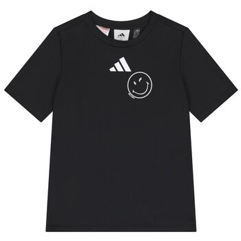 Black Smiley Logo T-Shirt