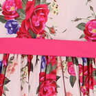 Girls Pink Floral Dress, 1, hi-res