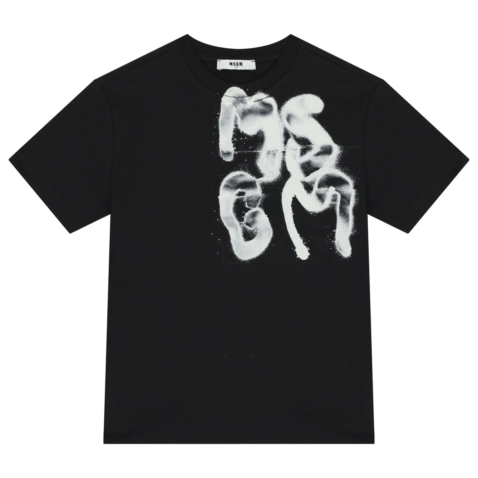 セール】NEVER LOOK BACK ステートメントロゴクロップドTシャツ