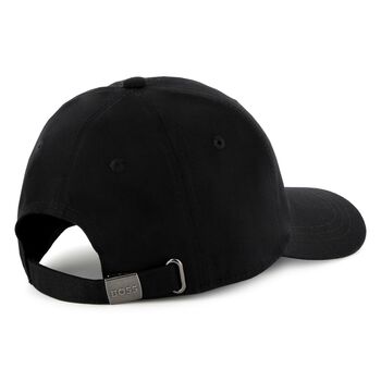 Boys Black Logo Cap