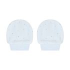 Baby Boys Blue Hat & Mitten Set, 1, hi-res