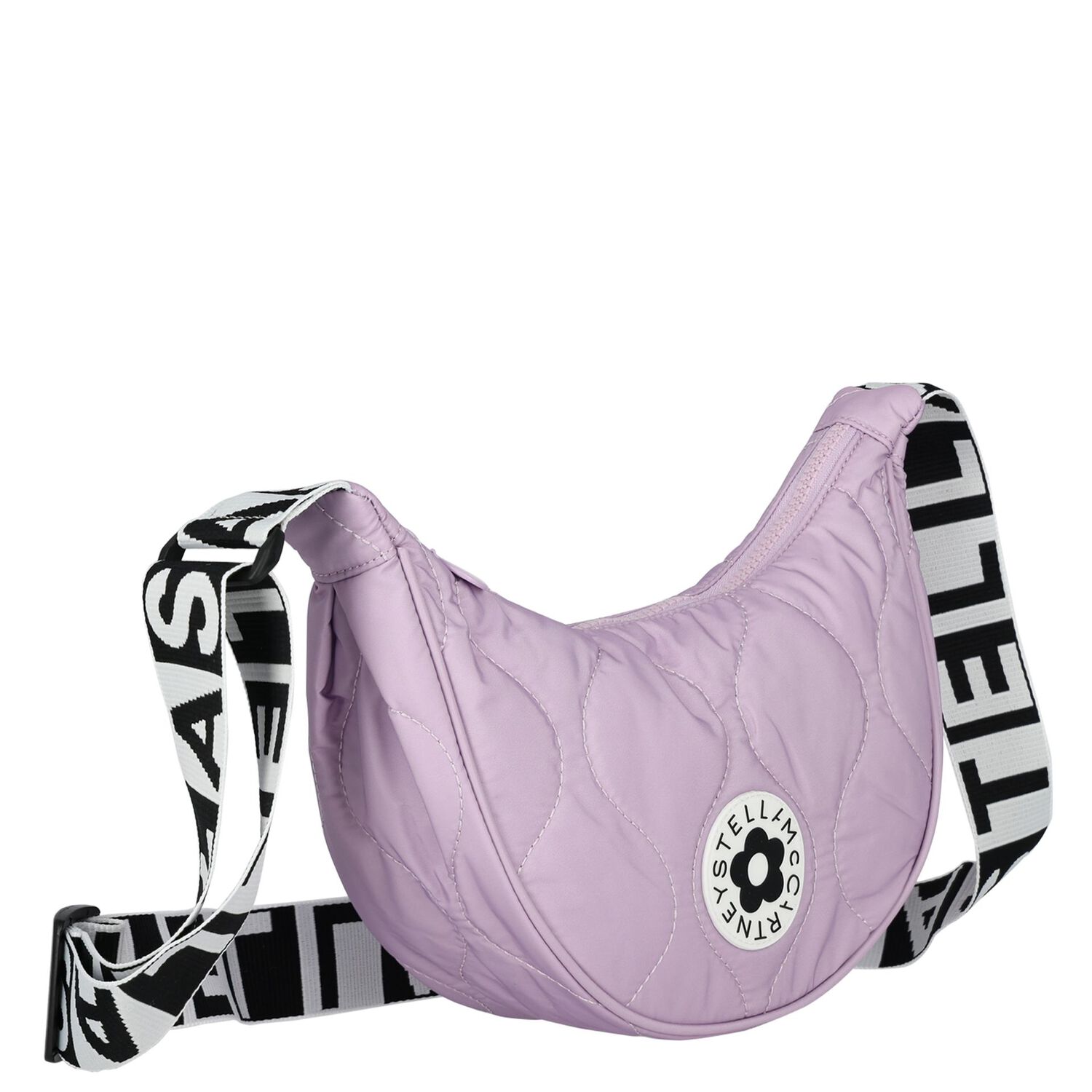 Girls Purple Quilted Bag, 1, hi-res