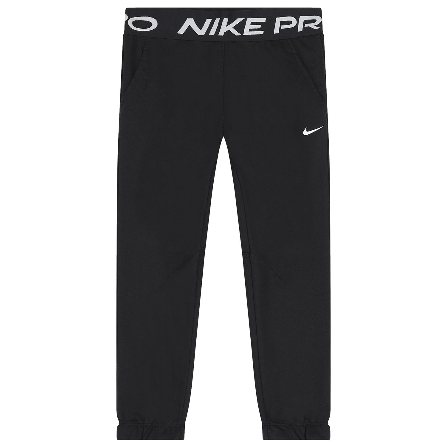 Girls Black Logo Joggers, 1, hi-res