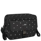 Black Logo Baby Changing Bag, 1, hi-res