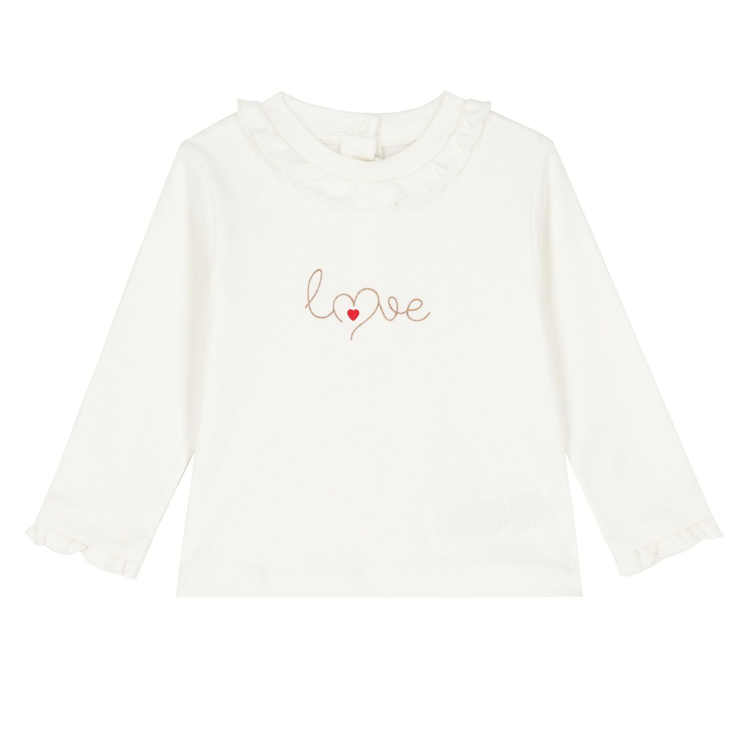 Baby Girls Ivory & Red Skirt Set, 1, hi-res image number null