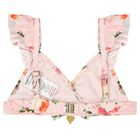 Girls Pink Floral Bikini, 1, hi-res