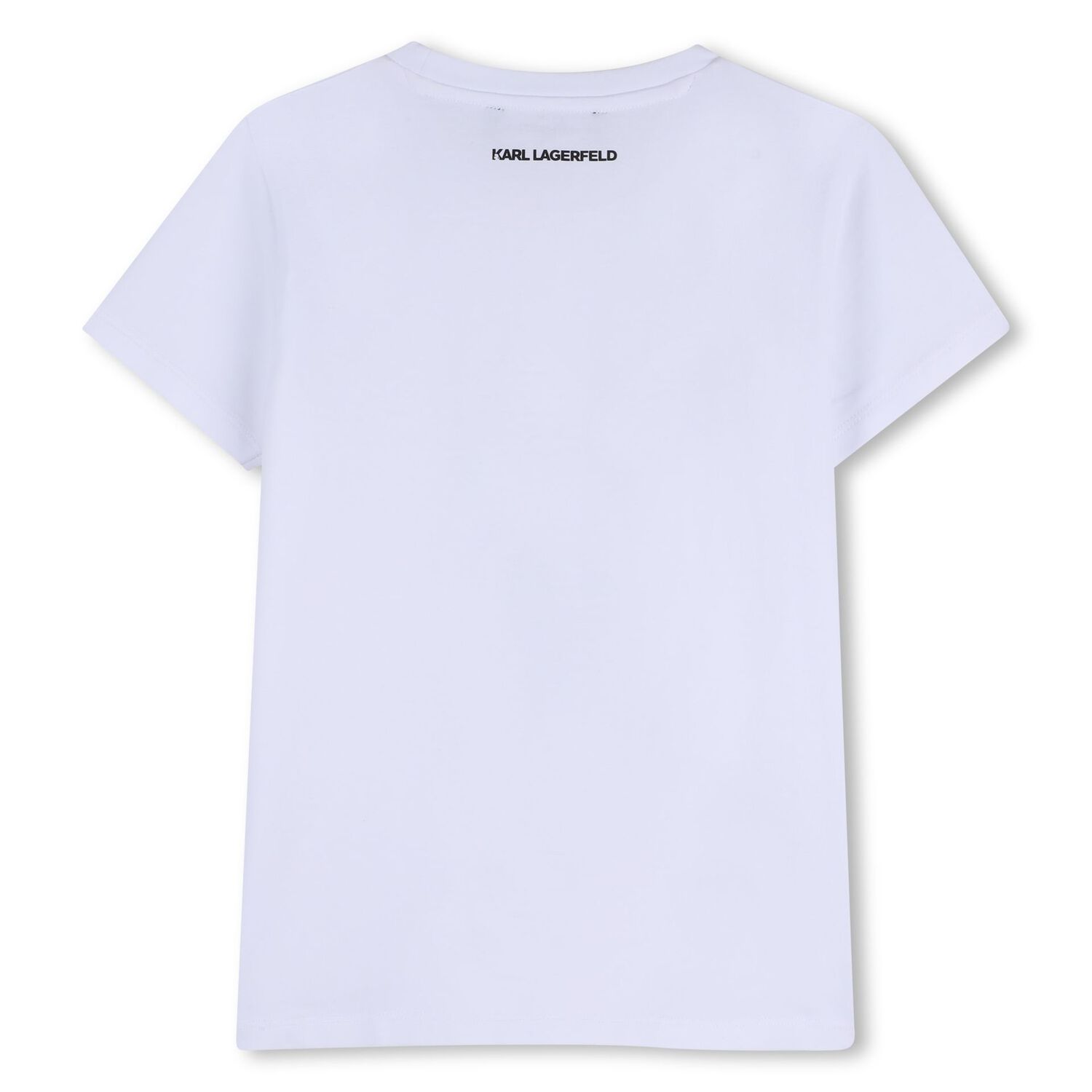 Girls Mini Me White Ikonik T-Shirt, 2, hi-res