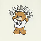 فستان بشعار تيدي باللون العاجي, 4, hi-res