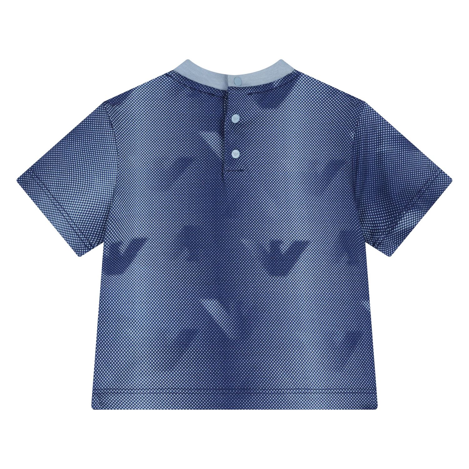 Younger Boys Blue Logo Shorts Set, 1, hi-res