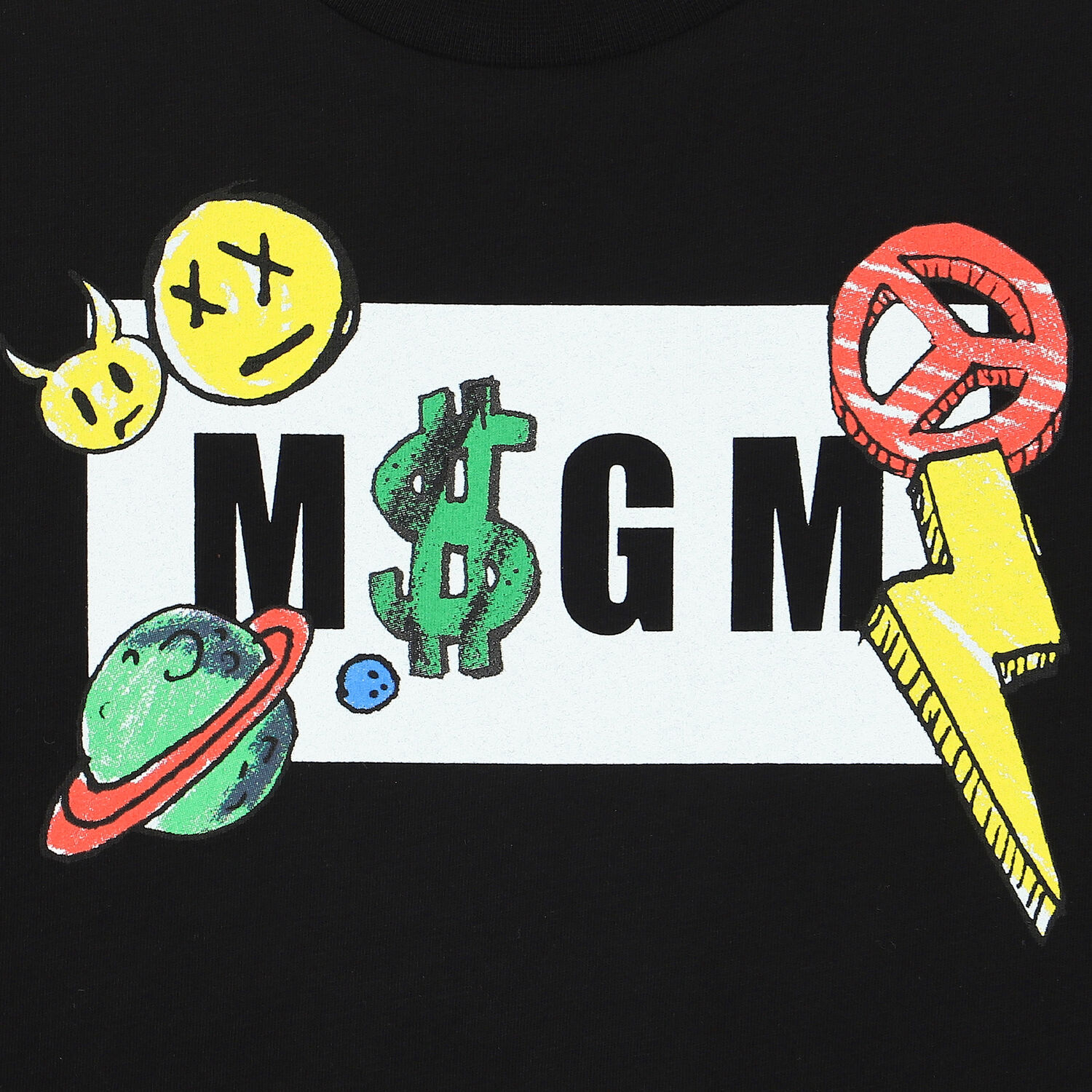 Boys Black Logo T-Shirt, 1, hi-res