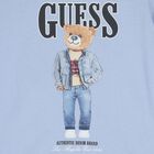 Boys Blue Teddy Bear Logo T-Shirt, 4, hi-res