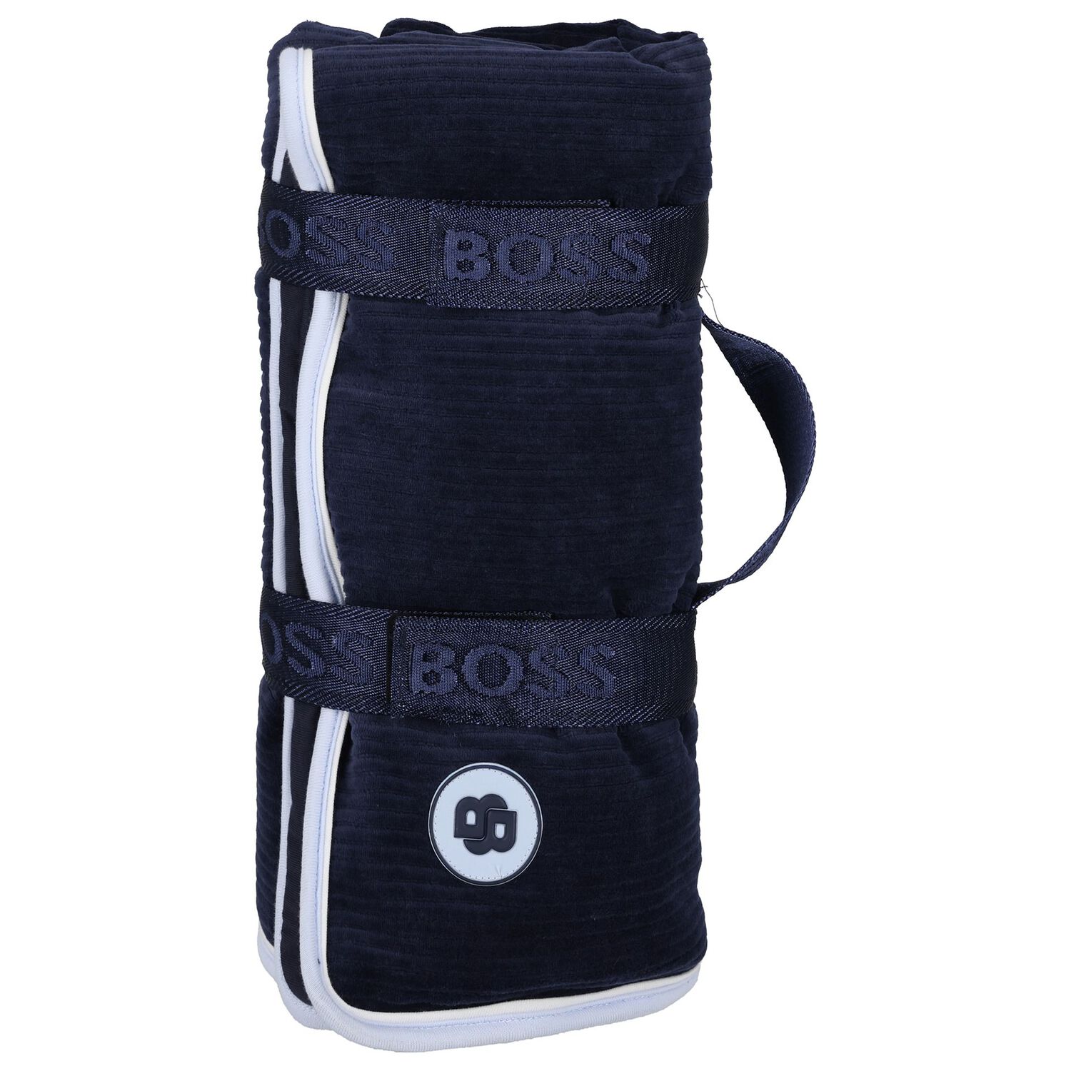 بطانية أطفال بالشعار باللون الكحلي للأولاد, 1, hi-res