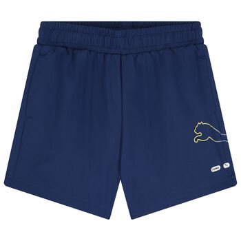 Boys Blue Logo Shorts