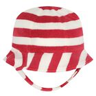 Baby Girls Ivory & Red Striped Dress Set, 1, hi-res