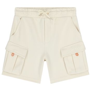 Boys Ivory Logo Shorts