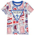 Boys White Logo T-Shirt, 3, hi-res