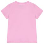 Girls Pink Teddy Bear T-Shirt, 1, hi-res