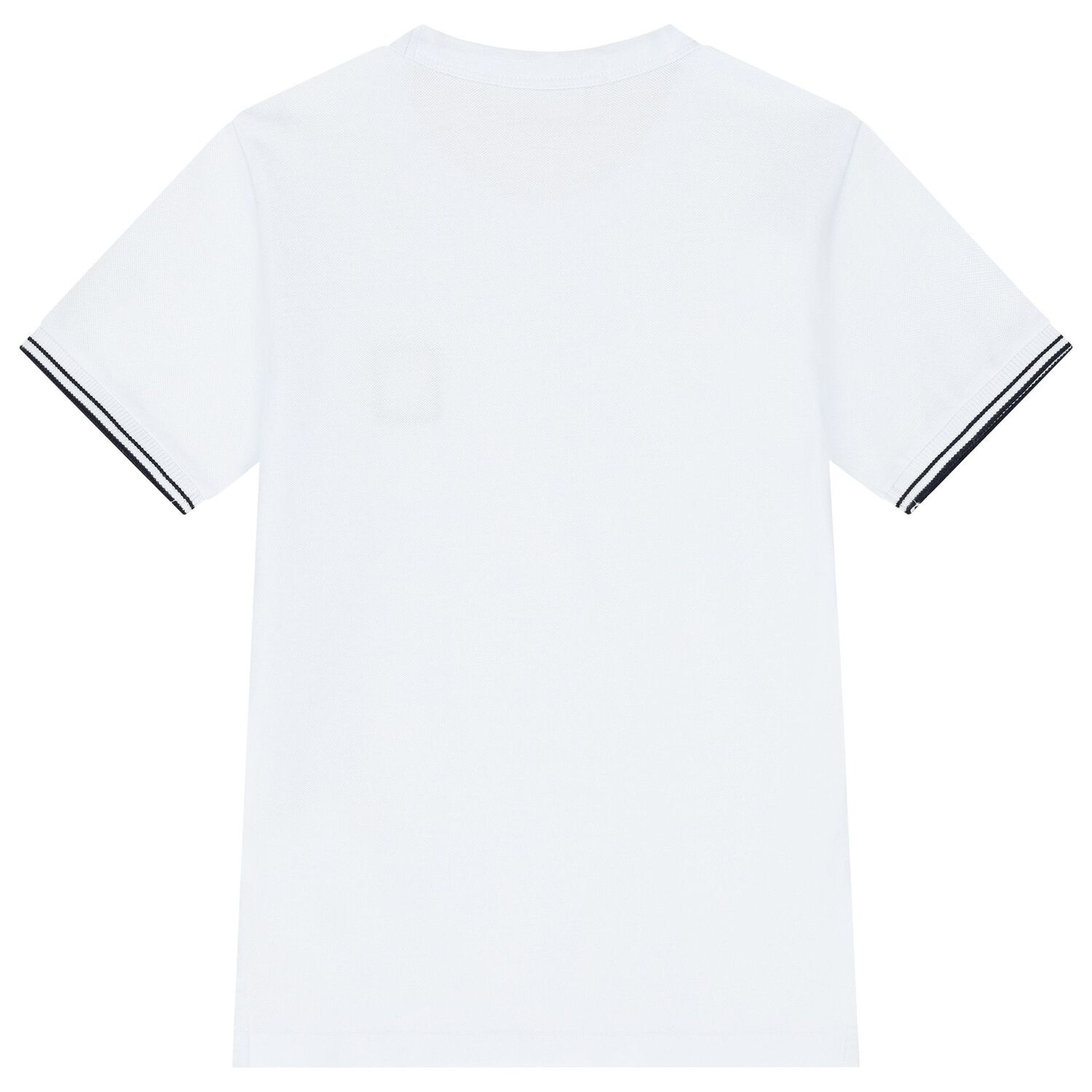 Boys White Logo T-Shirt, 4, hi-res image number null