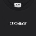 بلوزة سوداء بأكمام طويلة بشعار للأولاد, 2, hi-res