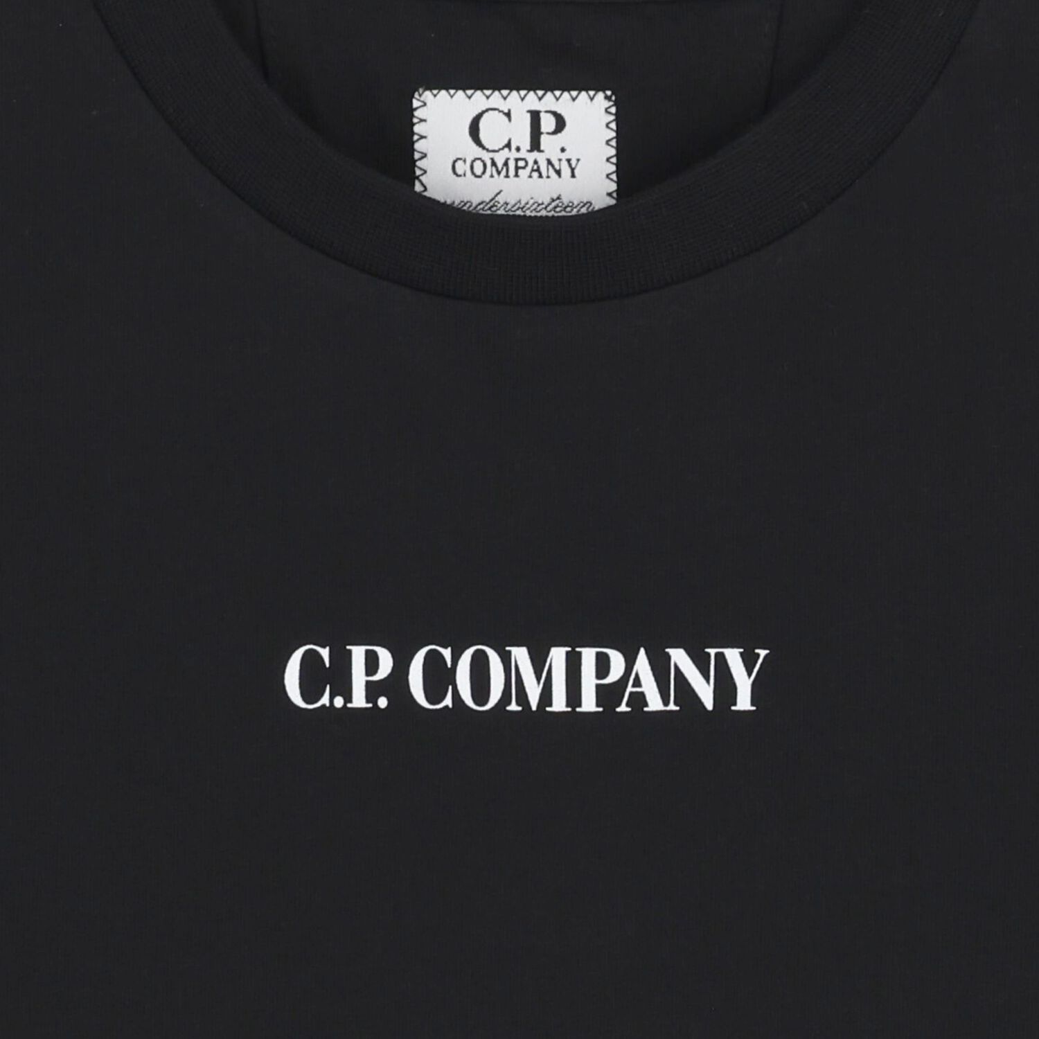 بلوزة سوداء بأكمام طويلة بشعار للأولاد, 2, hi-res