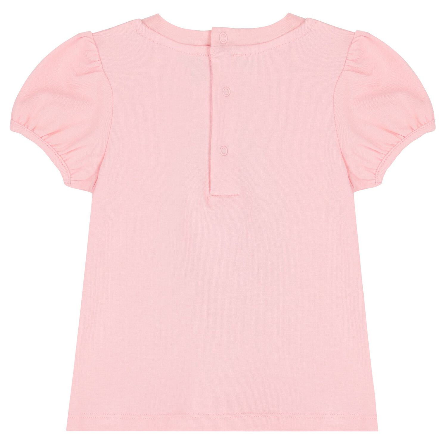 طقم شورت بنات بالشعار  باللون الوردي, 1, hi-res image number null