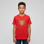 Boys Red Dragon Logo T-Shirt, 3, hi-res