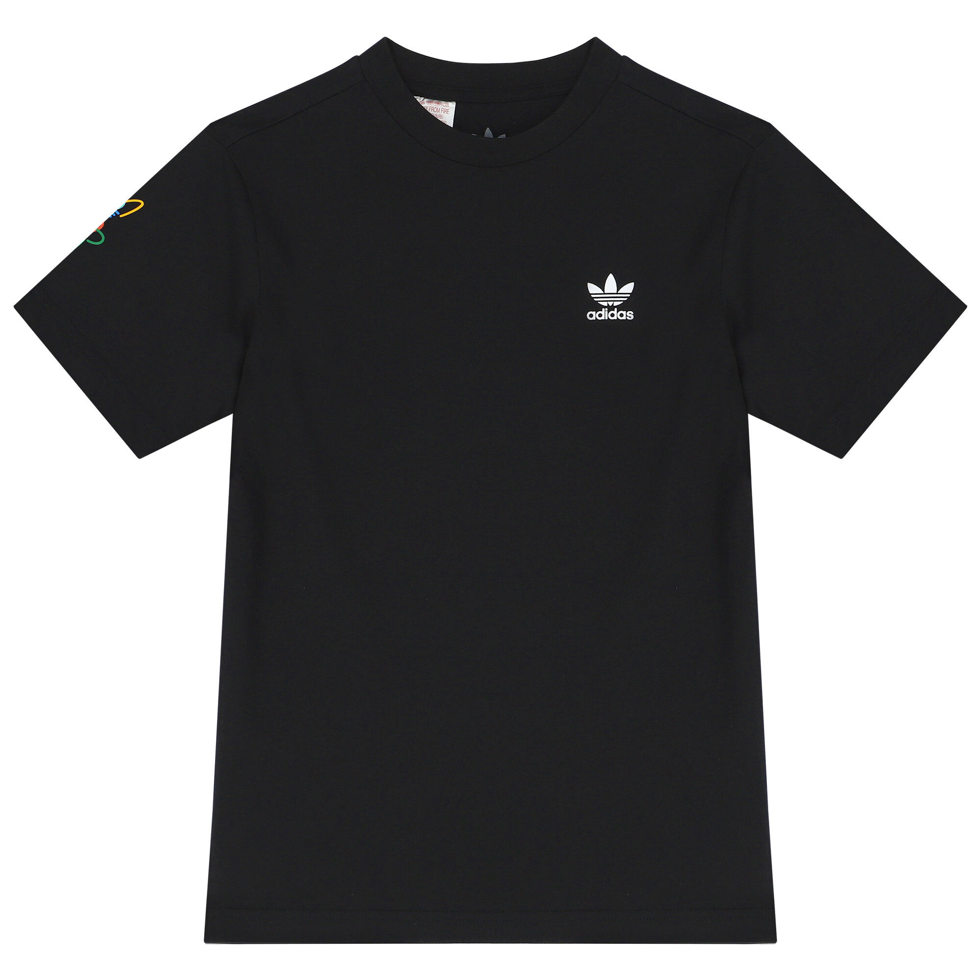Adidas Kids Black Logo T Shirt Junior Couture UAE