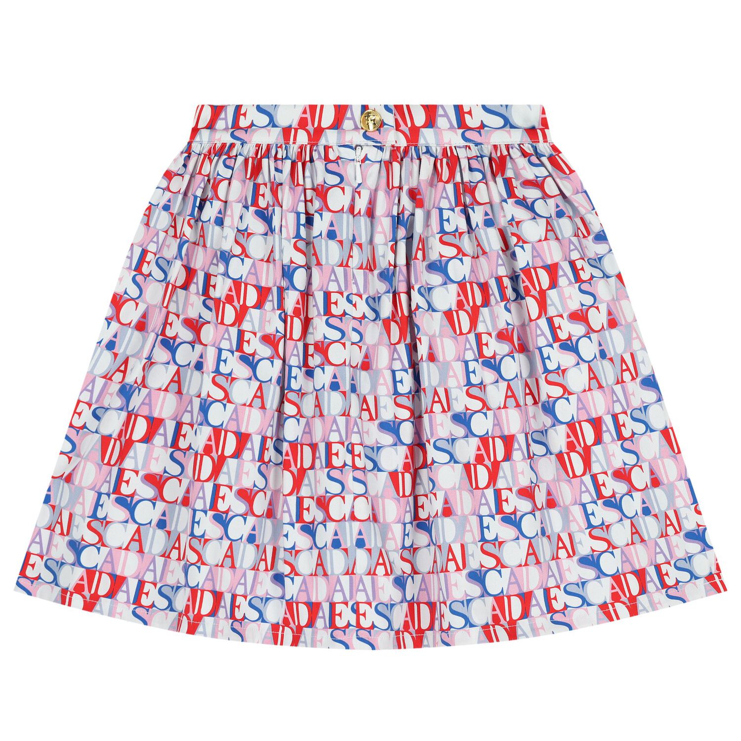 Girls Multi-Coloured Logo Skirt, 1, hi-res
