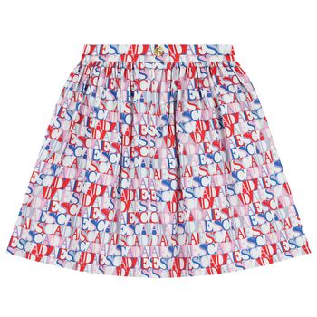 Girls Multi-Coloured Logo Skirt