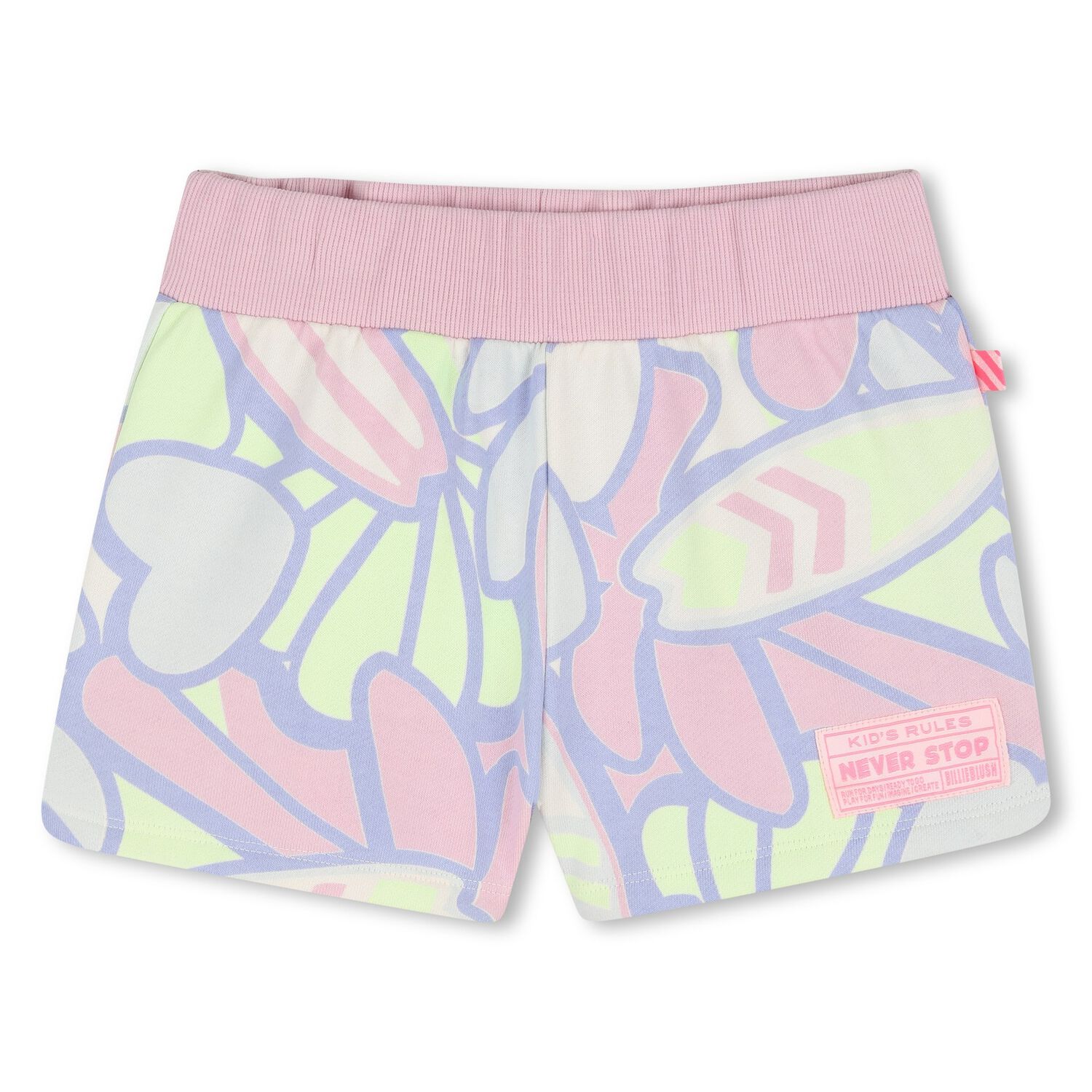 Girls Pink & Purple Shorts, 1, hi-res