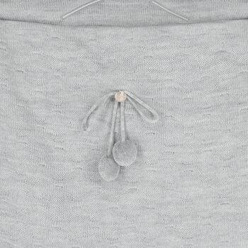 Grey Knit Baby Nest