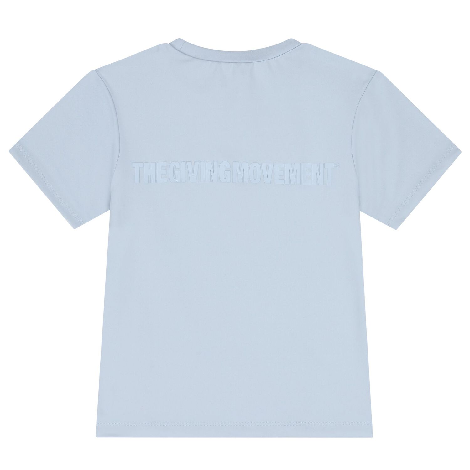 تيشيرت بالشعار باللون الأزرق  للأولاد والبنات, 6, hi-res