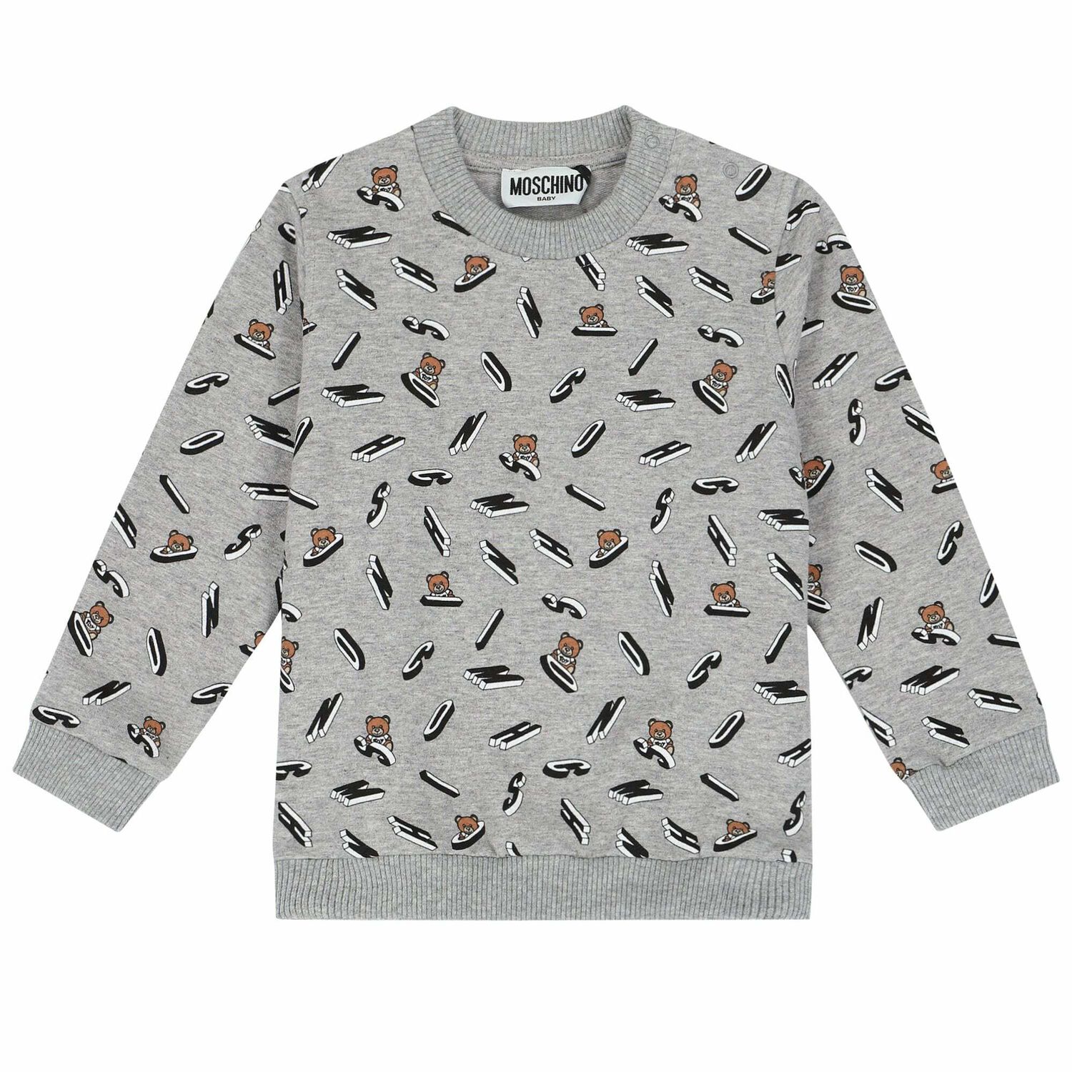 Grey Teddy Logo Tracksuit, 1, hi-res