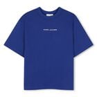 Boys Blue Popcorn Logo T-Shirt, 1, hi-res