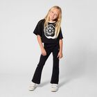 Girls Black Logo Leggings, 2, hi-res