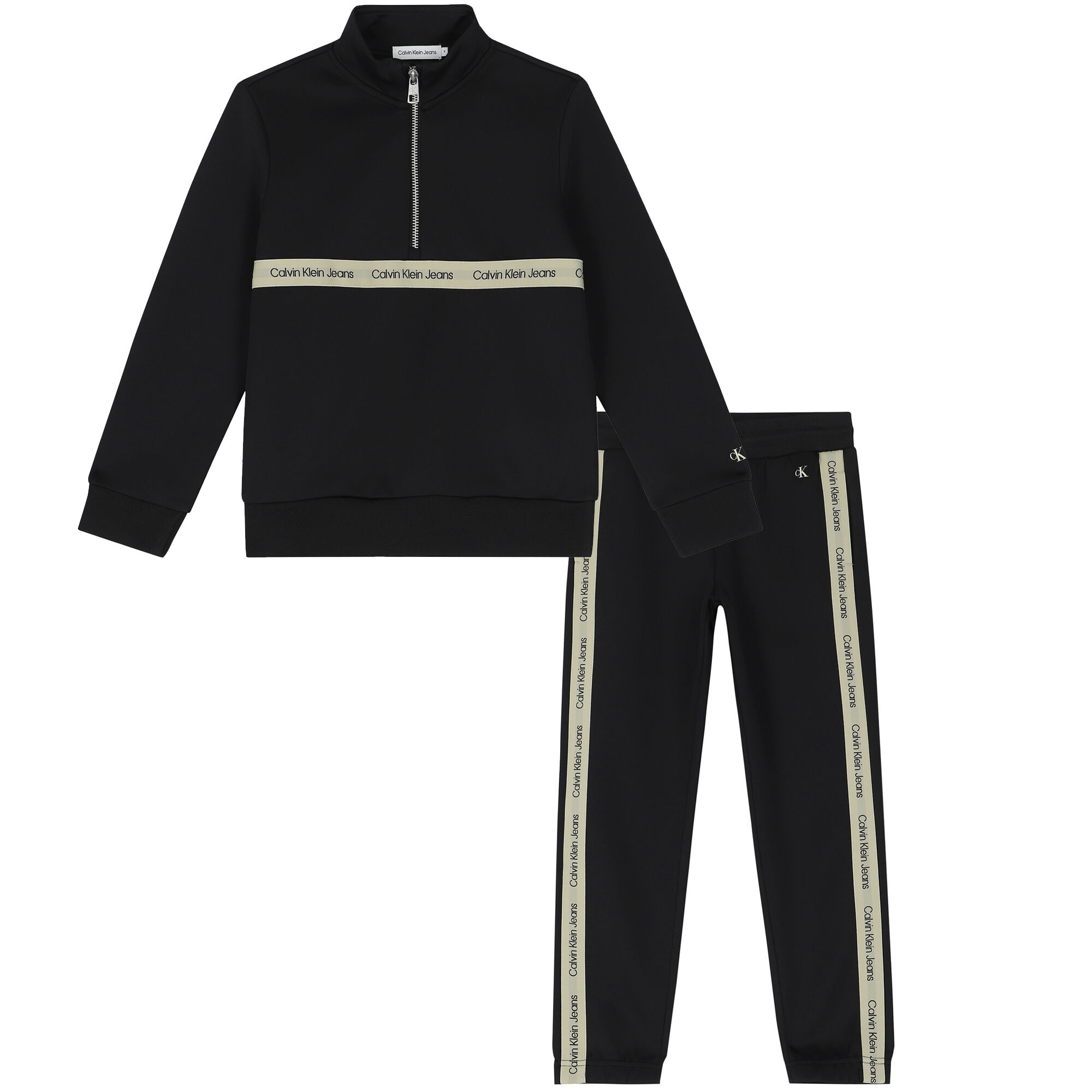 Calvin klein new arrivals tracksuit black