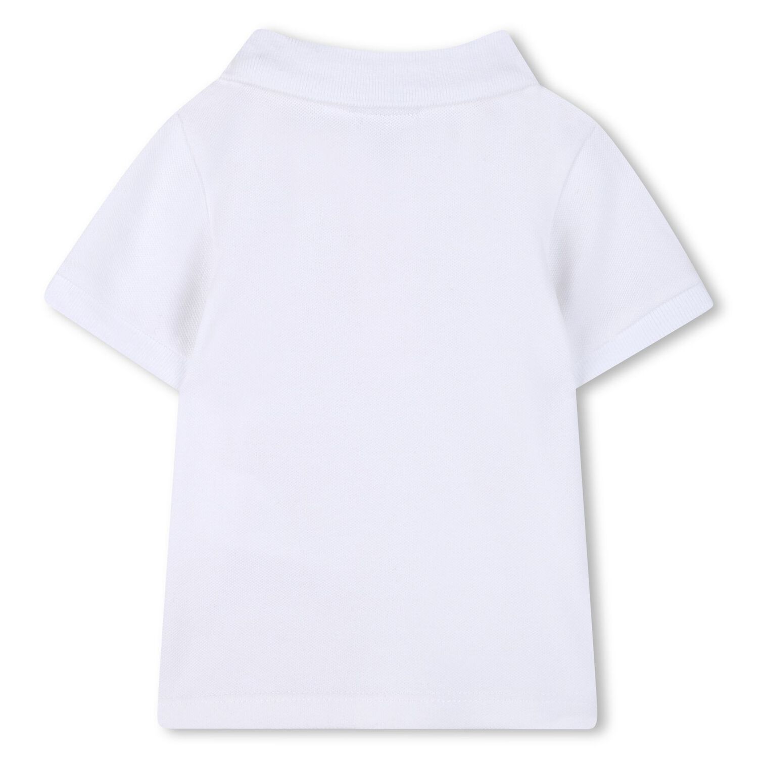 Baby Boys White Logo Polo Shirt, 1, hi-res
