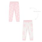 Younger Girls Reversible Pink & White Tracksuit Set, 1, hi-res