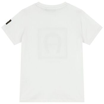 Boys White Logo T-Shirt