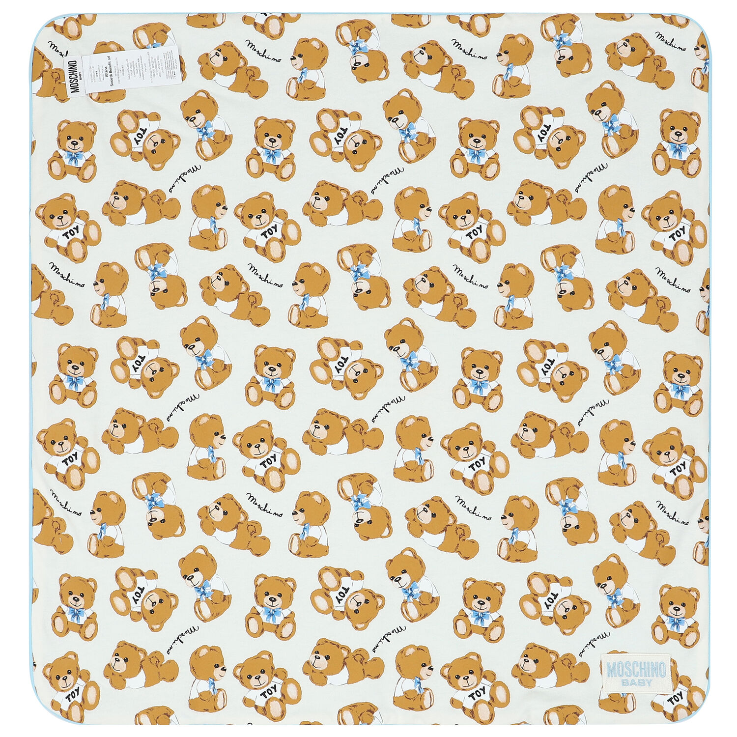 بطانية بشعار تيدي باللون الأزرق, 3, hi-res