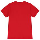 Boys Red Polo Bear T-Shirt, 1, hi-res
