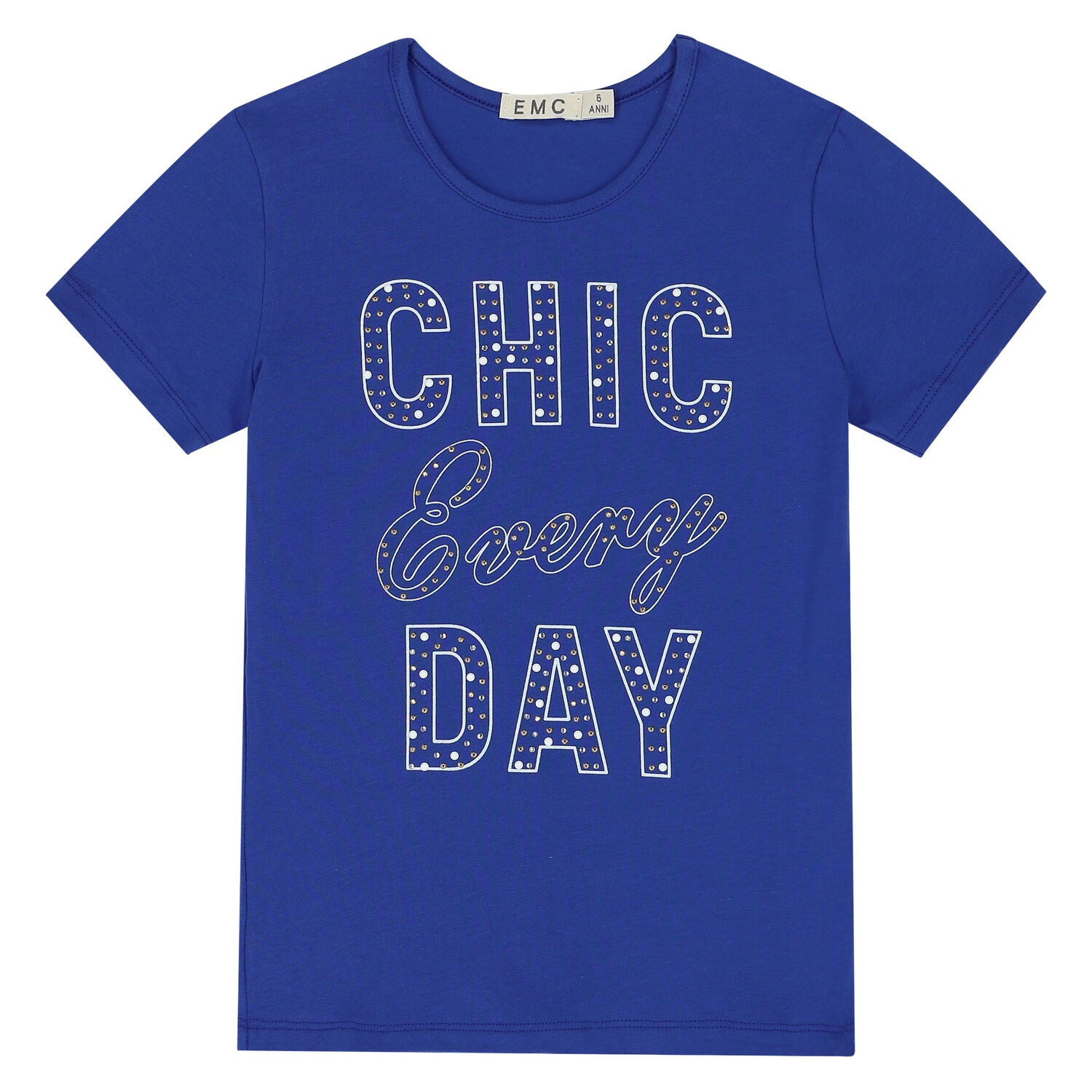 Girls Blue & White Short Set, 1, hi-res image number null