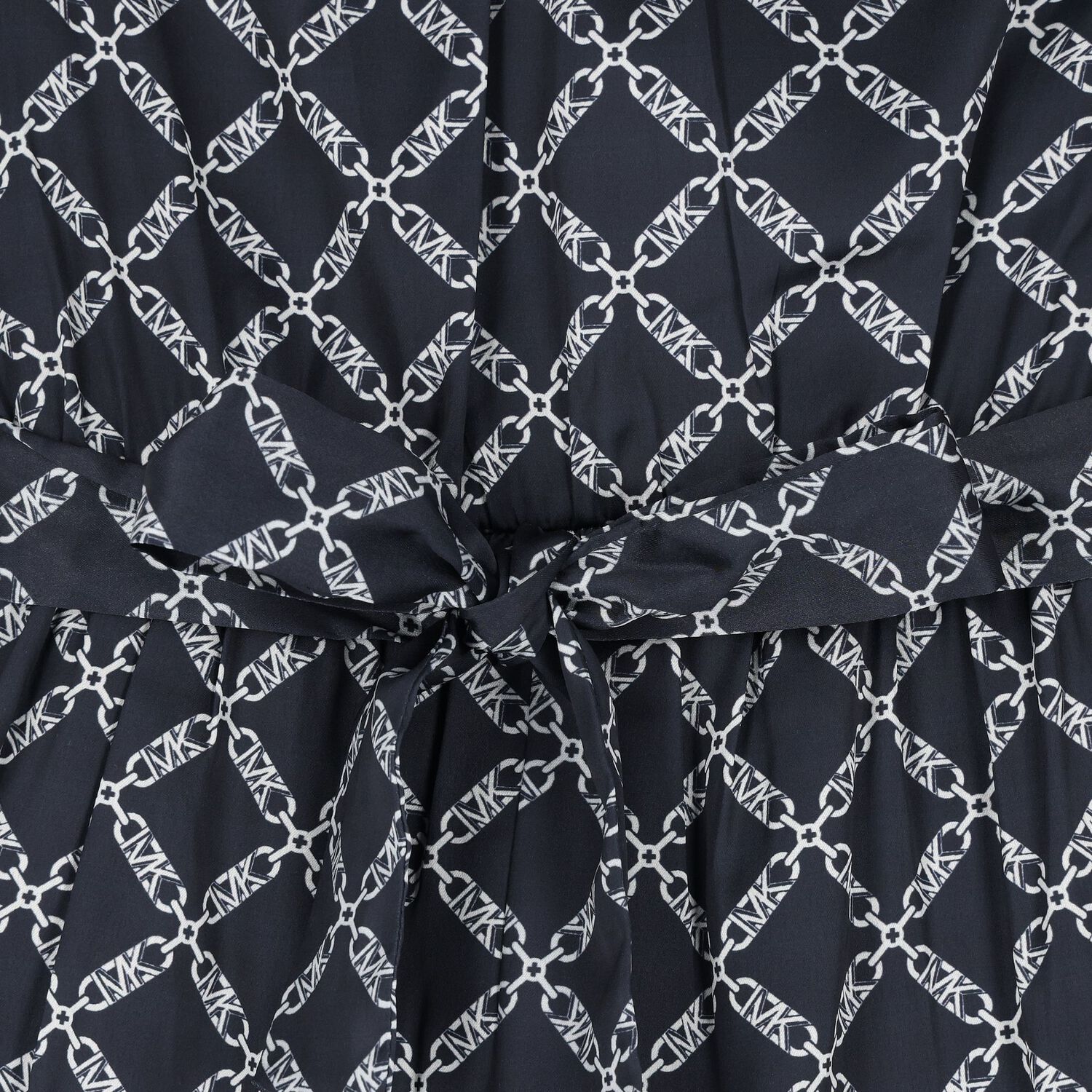 فستان بنات بالشعار باللون الكحلي, 1, hi-res image number null