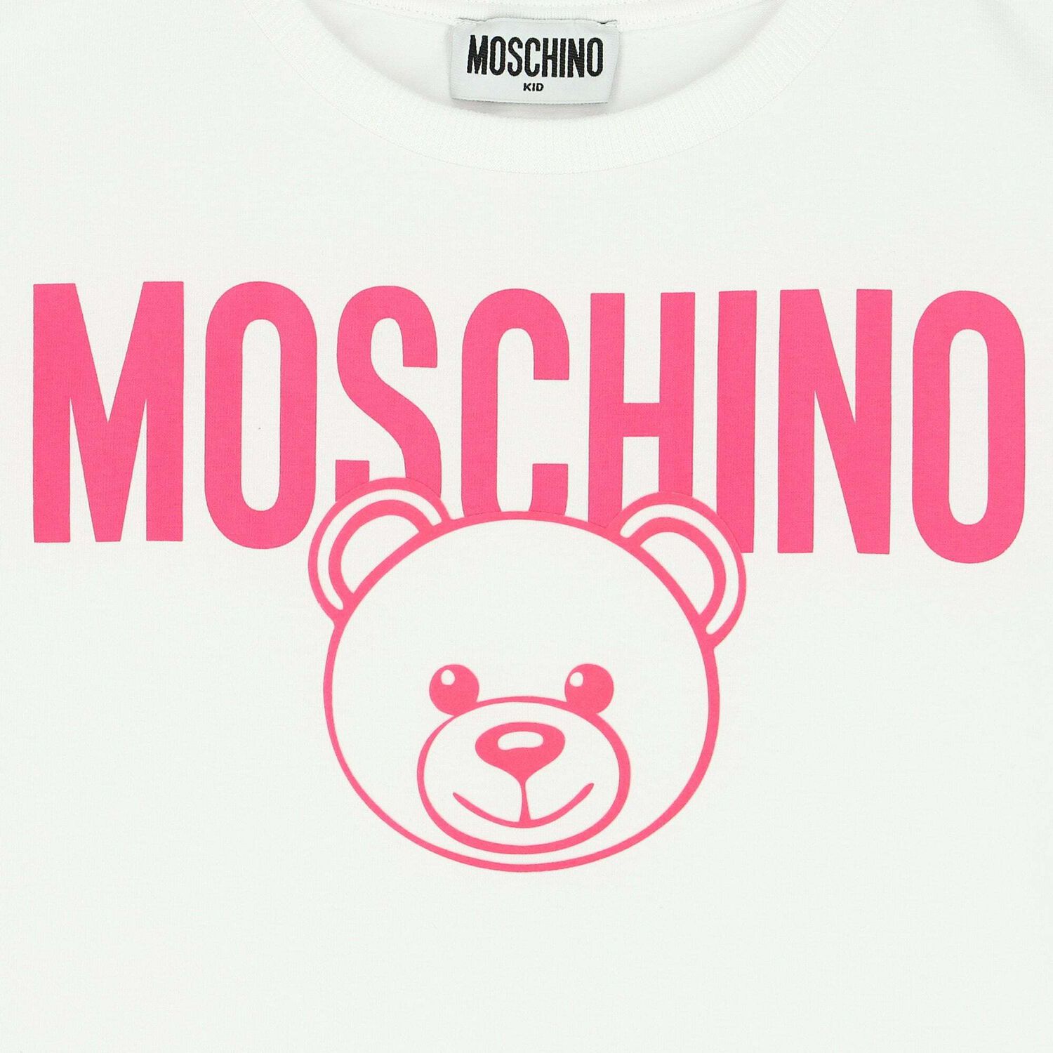 Girls White Logo T-Shirt, 3, hi-res image number null