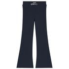 Girls Navy Blue Logo Leggings, 1, hi-res