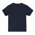 Baby Boys Navy Logo T-Shirt, 2, hi-res